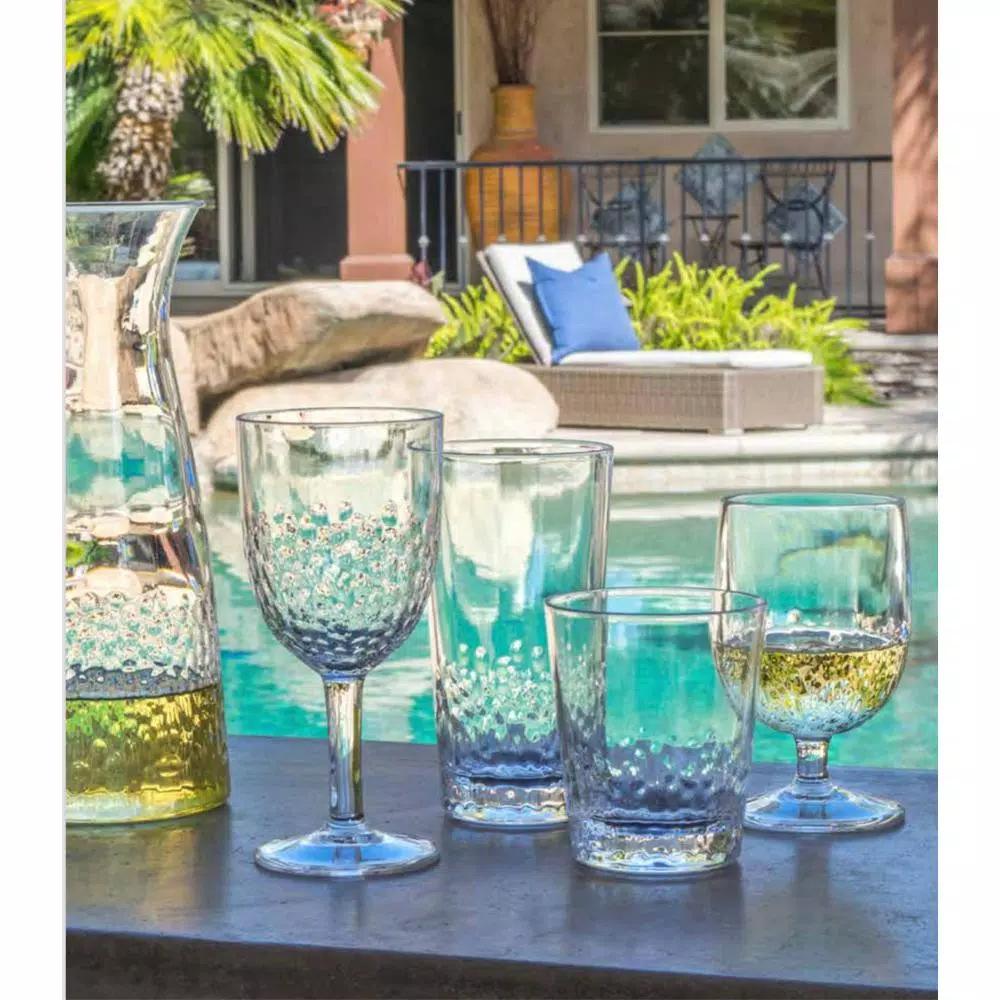 Unbranded Cabo Clear Acrylic Double Old Fashioned Glasses, 15.9 oz, Set of 6