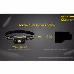 NITECORE NU32 USB Rechargeable LED Headlamp, 550 Lumens, Red Light & High CRI Auxiliary LEDs thumbnail 5