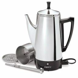 Presto 12-Cup Stainless Steel Electric Percolator Coffee Maker thumbnail 2