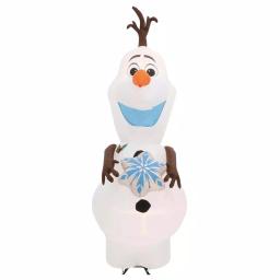 Disney Frozen 11 ft. Pre-Lit Inflatable Olaf with Snowflake Airblown Holiday Decoration thumbnail 10