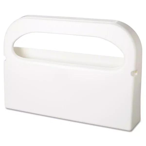 HOSPECO White Plastic Half-Fold Toilet Seat Cover Dispenser, 16 x 11.5 in.