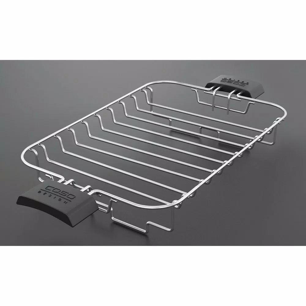 CASO Design Inox 2-Slice Stainless Steel Wide Slot Toaster with LED Display