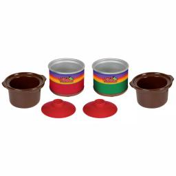 Taco Tuesday Mini Fiesta Dippers .65 Qt. Slow Cooker with Removable Ceramic Pot, Red thumbnail 6