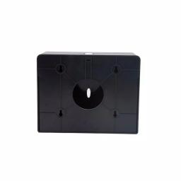 Mind Reader Wall Mounted Black Paper Towel Dispenser with Transparent Viewing Window, High Capacity ABS Plastic thumbnail 2