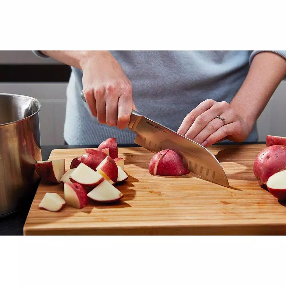 Calphalon 15-Piece Self-Sharpening Stainless Steel Cutlery Knife and Block Set with SharpIN Technology