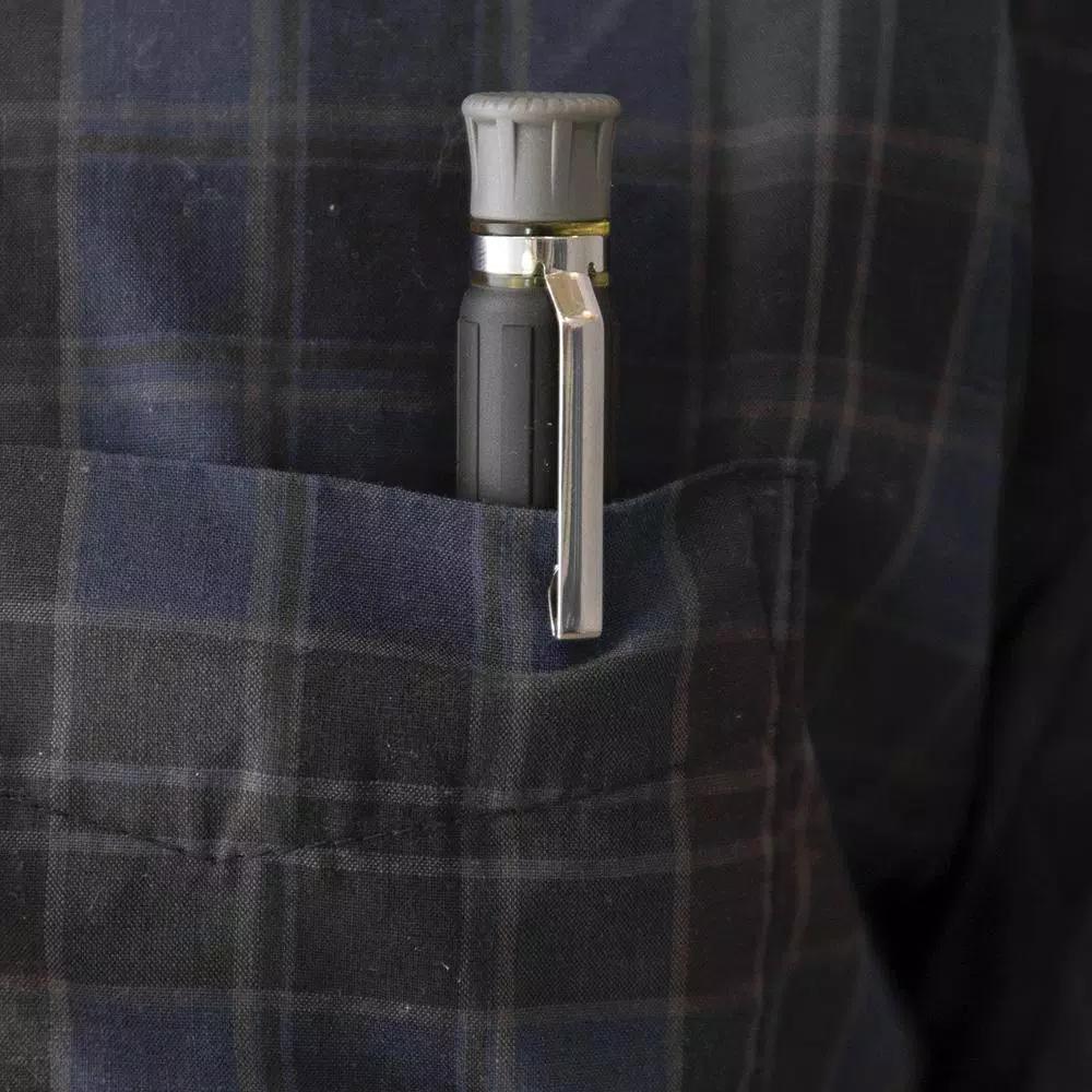 Klein Tools 3-in-1 HVAC Pocket Multibit Screwdriver with Concealable Tips and Schrader Bit
