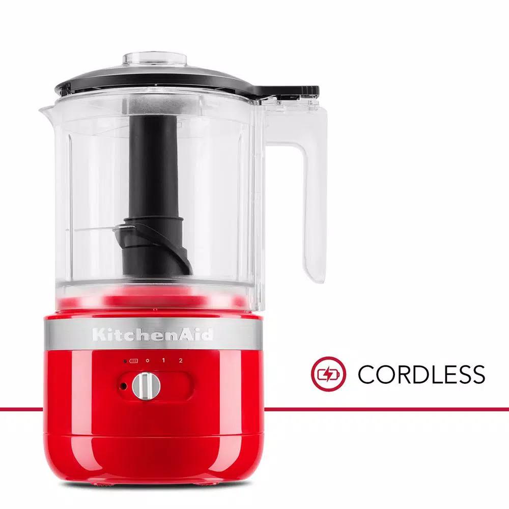KitchenAid Cordless 5-Cup Food Chopper, Passion Red