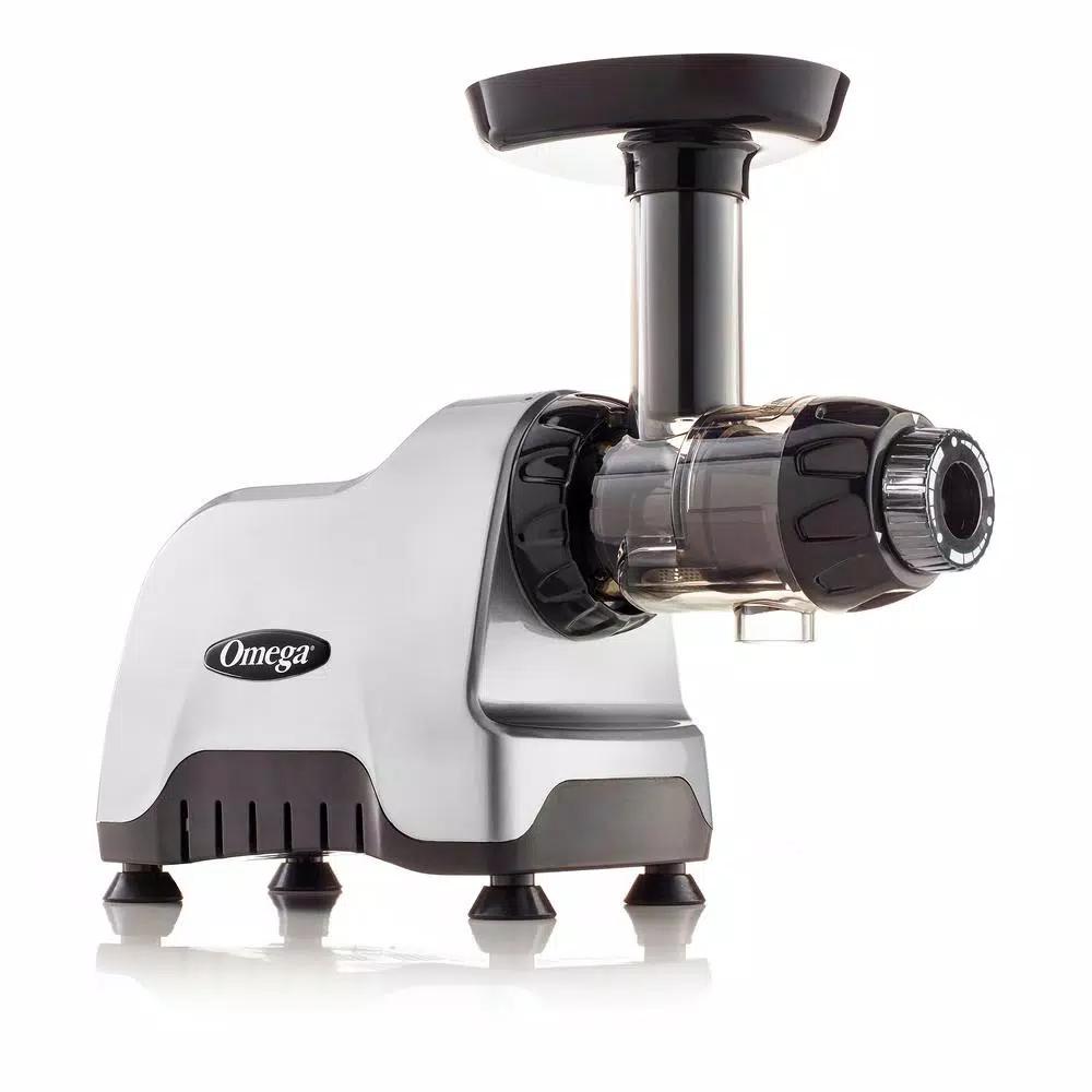 Omega CNC80S Compact Slow Masticating Juicer and Nutrition System, Silver