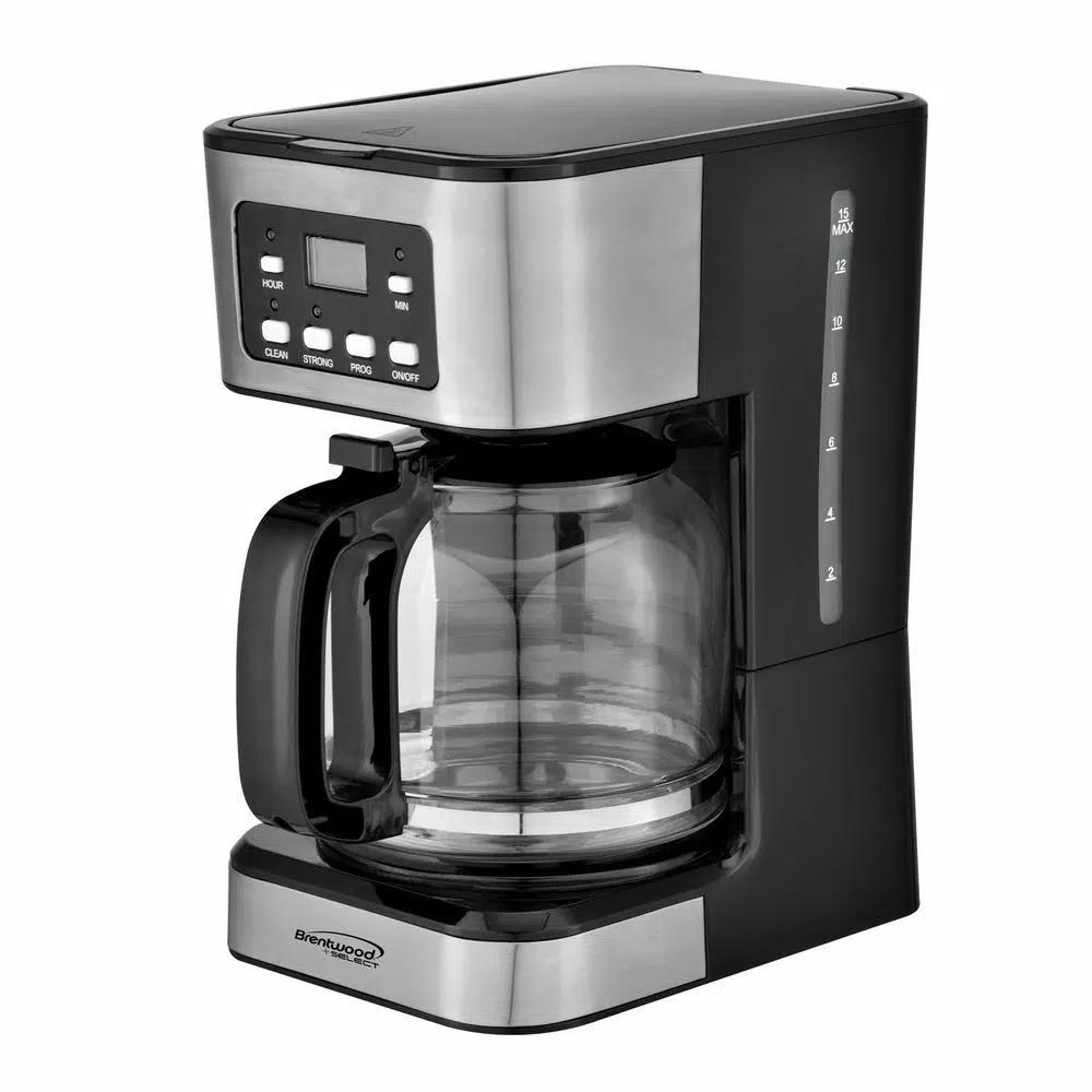 Brentwood Appliances Brentwood 12-Cup Digital Coffee Maker, Black