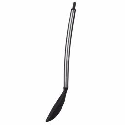 Unbranded Stainless Steel and Silicone Solid Spoon - Black thumbnail 3