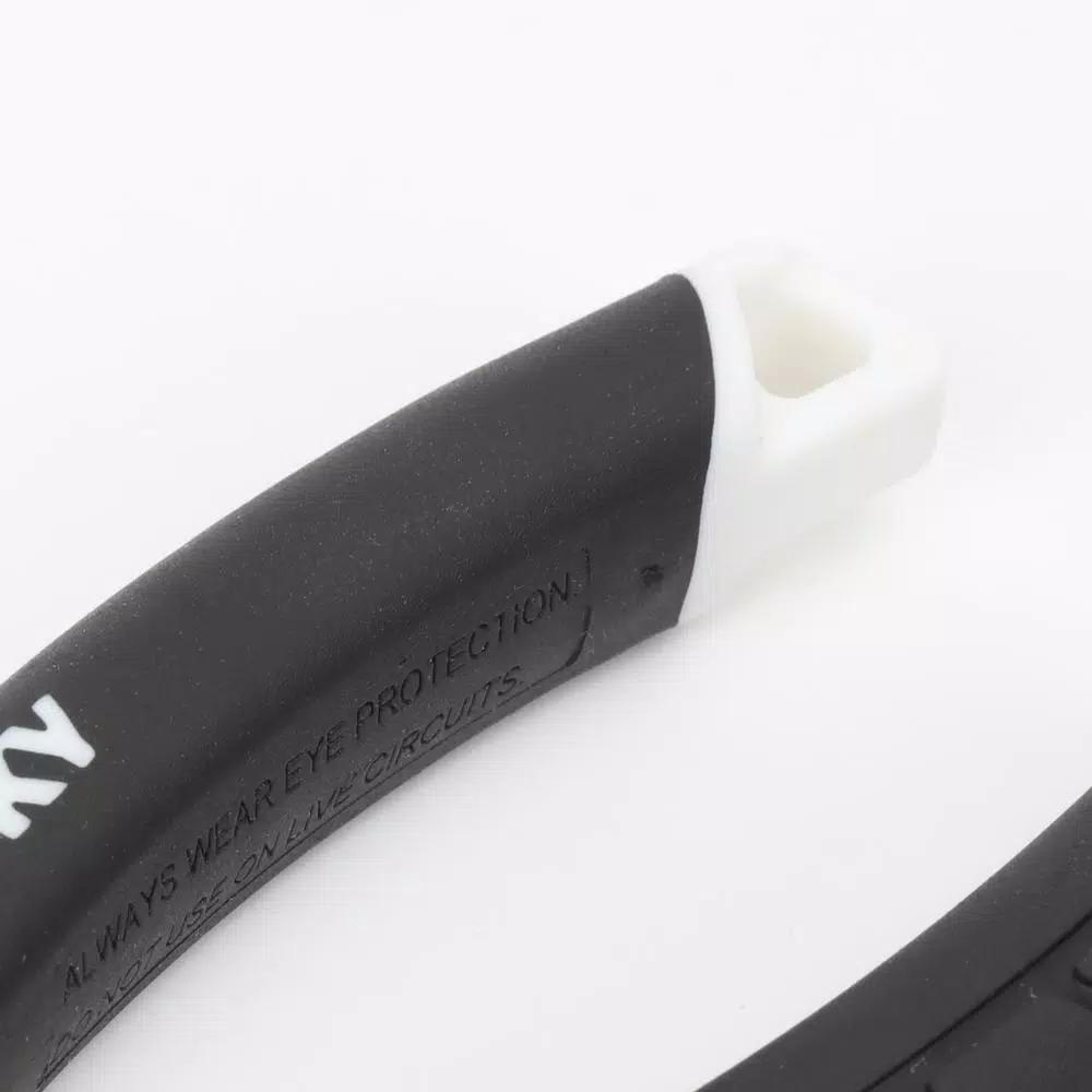 Husky 3.8 in. Wire Stripper and Cutter with Soft Grip Handles