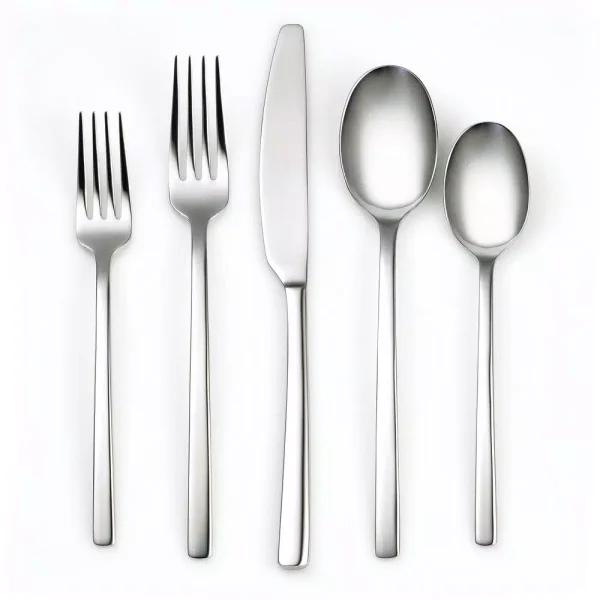 Cambridge Beacon Mirror 60-Piece 18/10 Stainless Steel Flatware Set, Service for 12