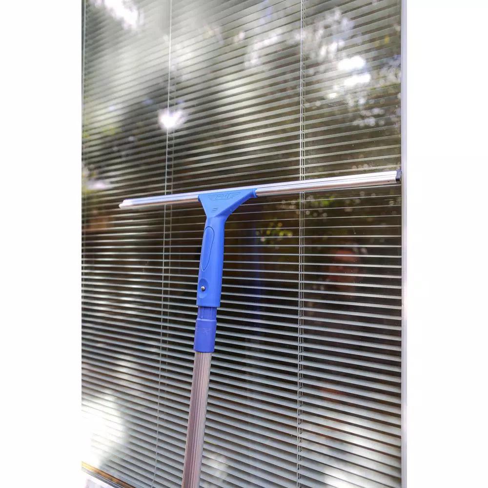 Ettore 18 in. All-Purpose Window Squeegee with Aluminum Channel and Streak-Free Rubber Blade