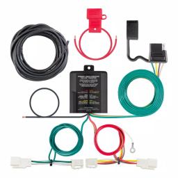 CURT Custom Vehicle-Trailer Wiring Harness for Toyota RAV4, 4-Way Flat T-Connector thumbnail 1