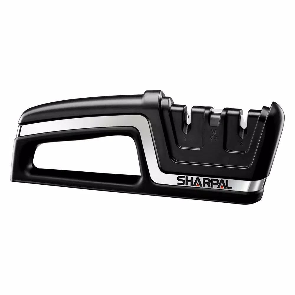 Sharpal 190N Knife and Scissors Sharpener - Classic Two-Stage Manual Sharpener