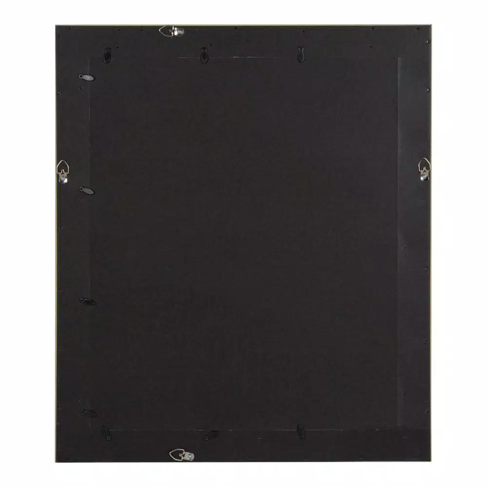 Kate and Laurel Edson Walnut Brown Picture Frame Set, 16 x 20 in. with 11 x 14 in. Mat (Set of 2)