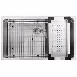 Kraus Stainless Steel Colander with Protective Bumpers thumbnail 4