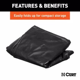 CURT Water Resistant Extended Rooftop Cargo Bag, 59" x 34" x 21" thumbnail 5