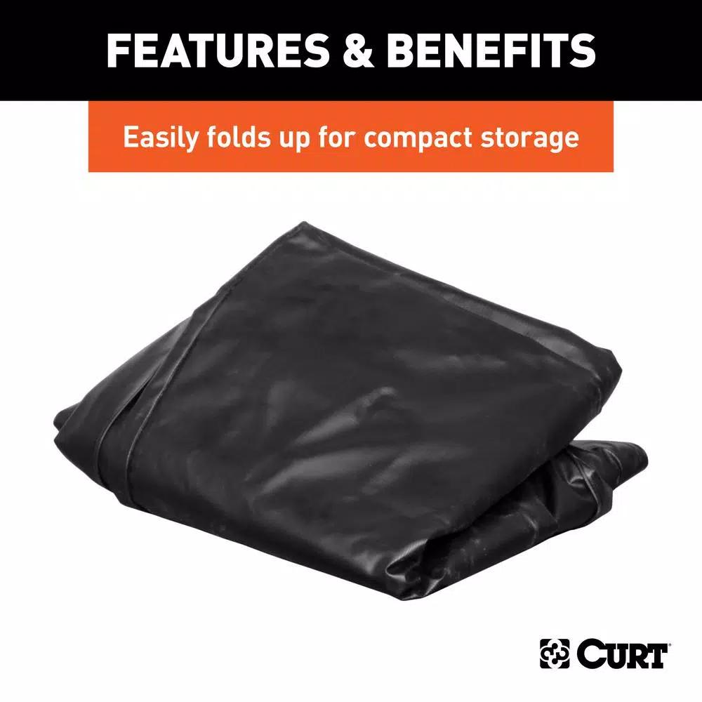 CURT Water Resistant Extended Rooftop Cargo Bag, 59" x 34" x 21"