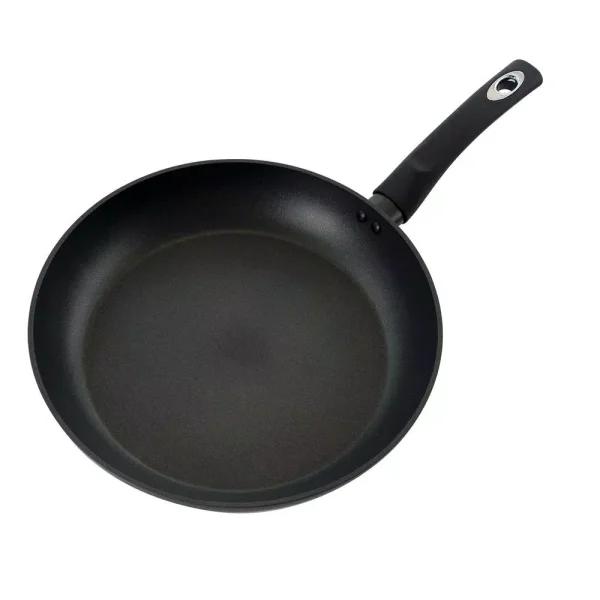 Oster Cuisine Bissett 12 in. Aluminum Nonstick Frying Pan, Black