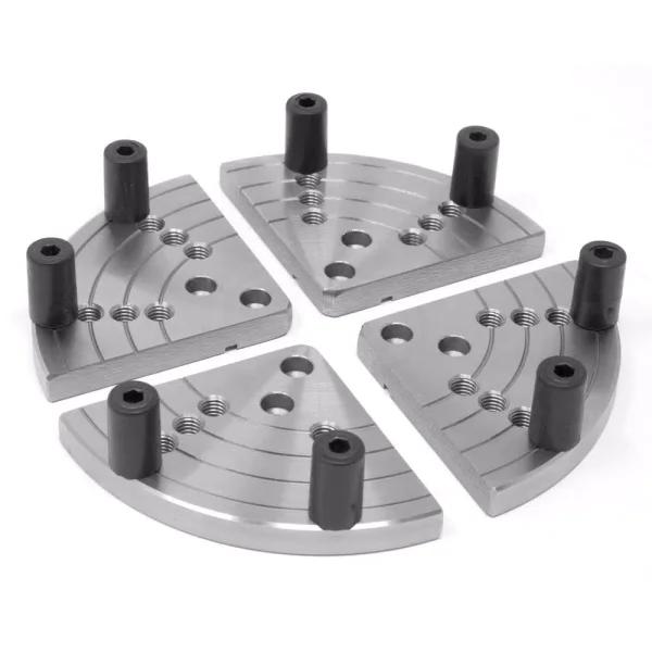 WEN 5 in. Flat Lathe Chuck Jaws for Bowl Turning, Compatible with LA4275 2.75 in. Chuck