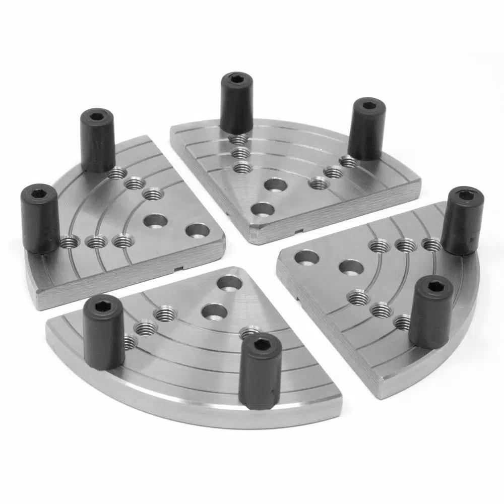 WEN 5 in. Flat Lathe Chuck Jaws for Bowl Turning, Compatible with LA4275 2.75 in. Chuck