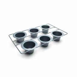 Fox Run Popover Pan Set of 6, Non-Stick Heavy Gauge Carbon Steel Bakeware thumbnail 1
