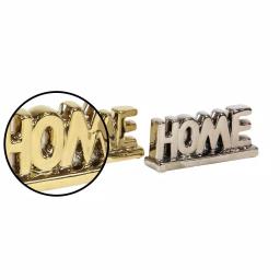 LITTON LANE Porcelain HOME Decorative Sign Set - Gold and Silver Accents thumbnail 3