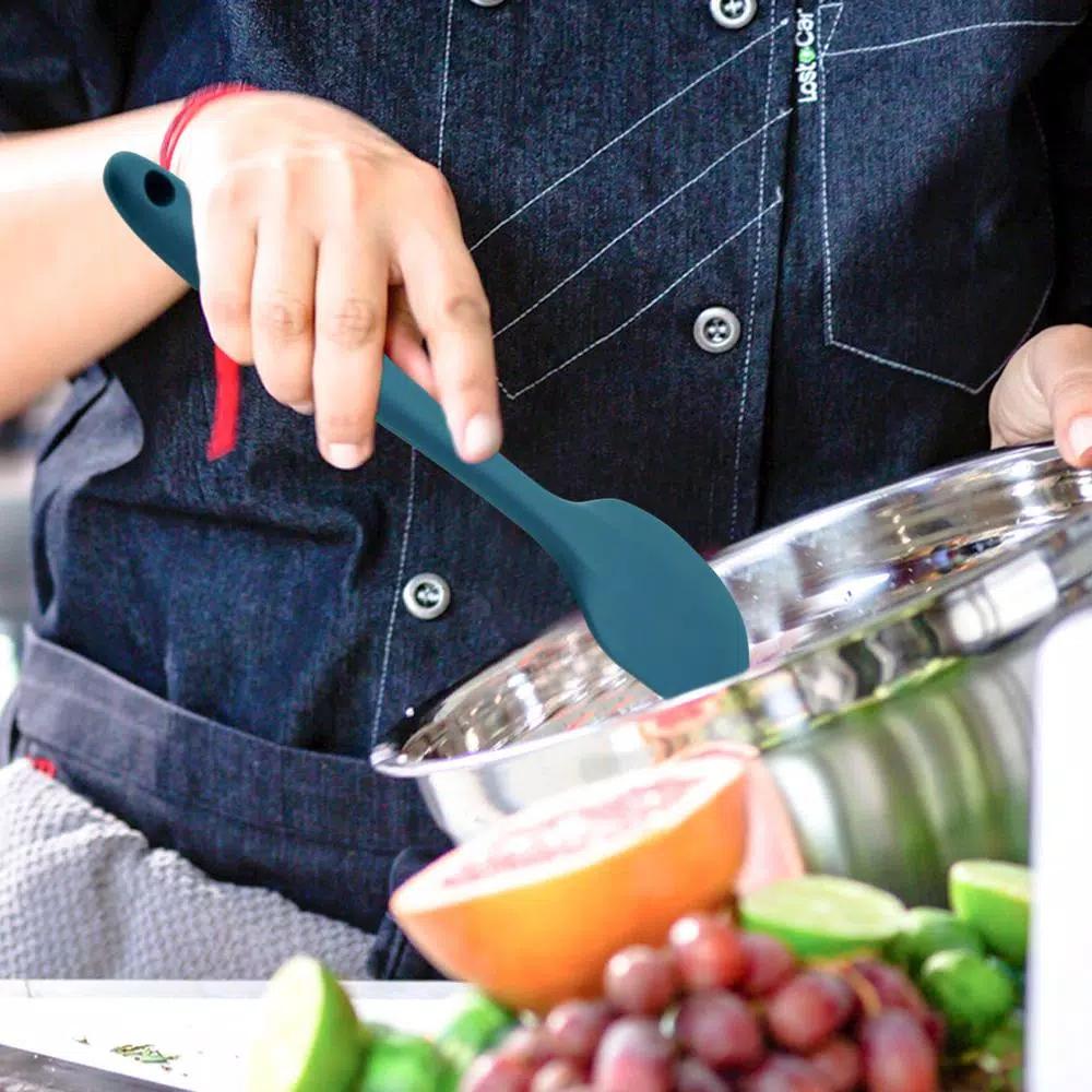 Ovente Premium Silicone Spatula with Stainless Steel Core, Heat-Resistant up to 500°F, BPA-Free