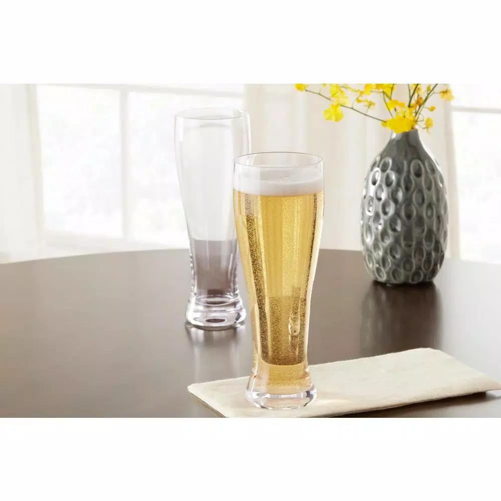 Home Decorators Collection 25.5 oz. Weizen Beer Glasses, Set of 4
