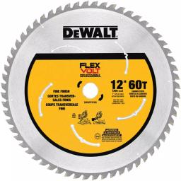 DEWALT FLEXVOLT 12 in. 60-Teeth Carbide-Tipped Miter Saw Blade (2-Pack) thumbnail 2
