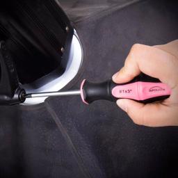 Apollo Tools 6-Piece Pink Screwdriver Set with Magnetic Tips thumbnail 4