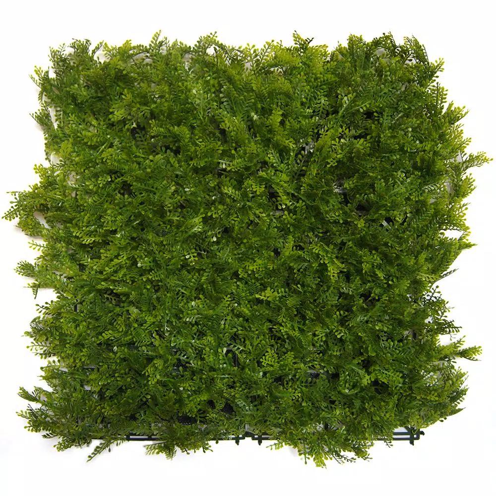 Unbranded Greensmart Decor 20 in. x 20 in. Artificial Fern Wall Panels, Set of 4