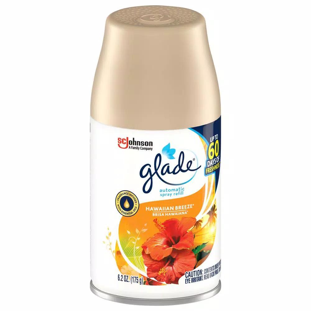 Glade Hawaiian Breeze Automatic Air Freshener Spray Refill, 6.2 oz