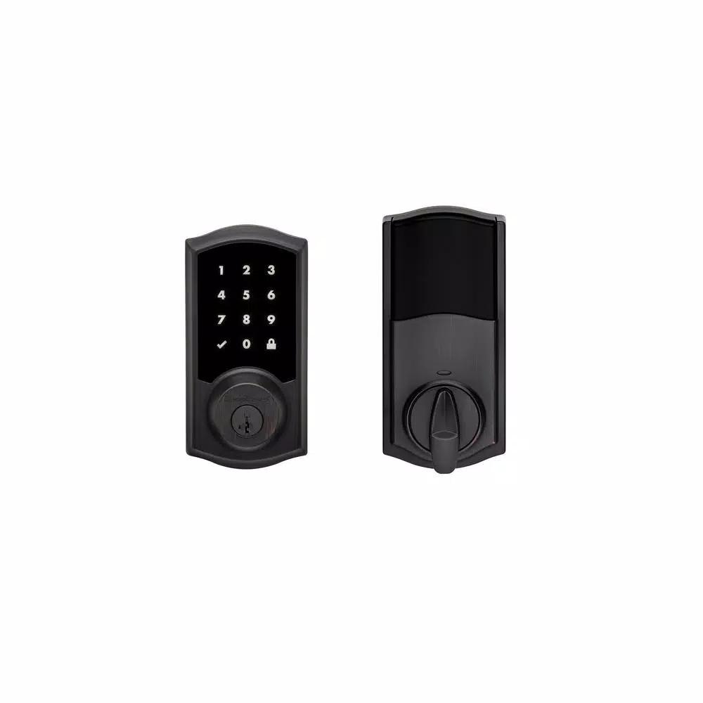 Kwikset SmartCode 916 Z-Wave Smart Deadbolt with SmartKey Security, Satin Nickel