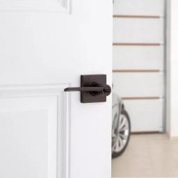 Kwikset Ladera Venetian Bronze Exterior Entry Door Lever with SmartKey Security thumbnail 6