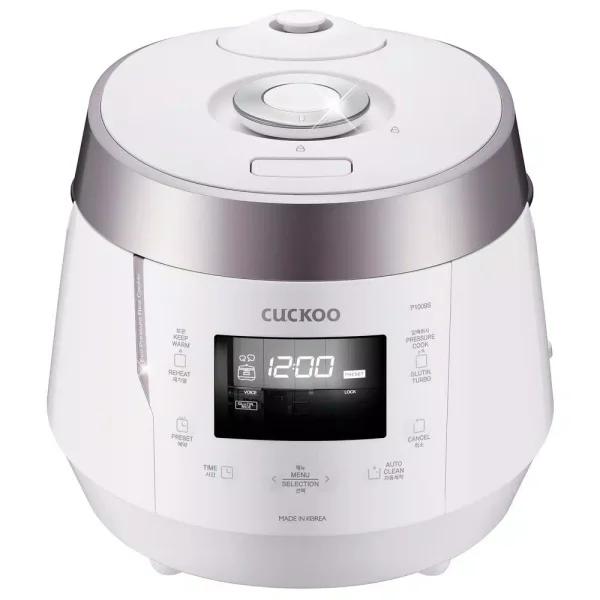 Cuckoo 10-Cup High Pressure Rice Cooker, CRP-P1009SW, White