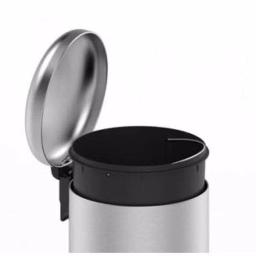 Innovaze Stainless Steel Round Step-on Trash Can Set, 8 Gal/30L and 1.3 Gal/5L, Fingerprint Resistant thumbnail 6