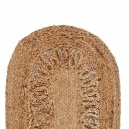 LR Home Natural Brown Jute Placemats, 19 in. x 13 in. - Set of 4 thumbnail 2