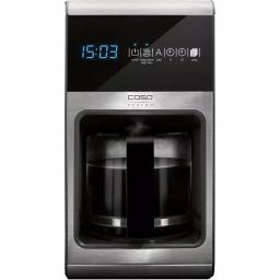 CASO Design Coffee One 10-Cup Filter Coffee Maker with Crema Magic Electric Milk Frother, Silver/Black thumbnail 2