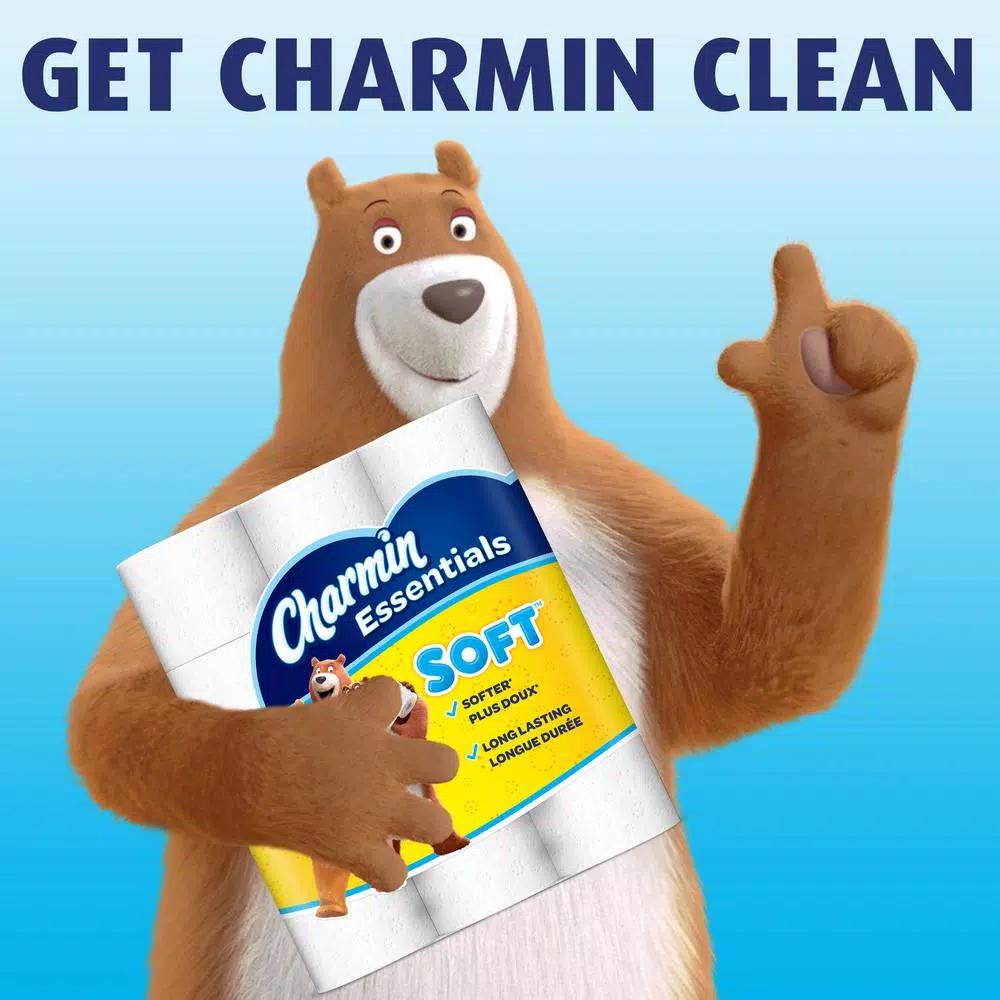Charmin Essentials Soft 2-Ply Toilet Paper, 48 Giant Rolls