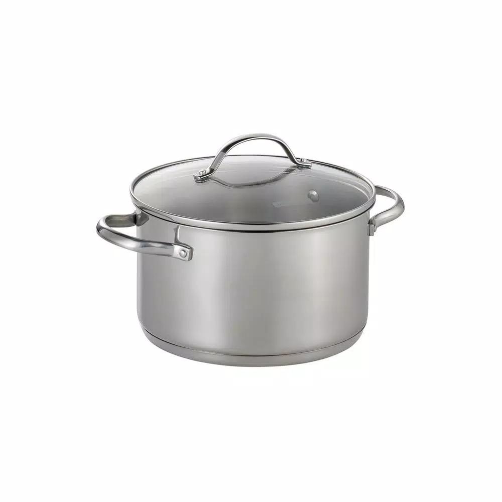 Tramontina 7 Pc Stainless Steel Cookware Set with Tri-Ply Base