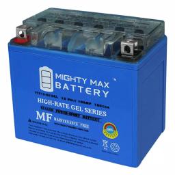MIGHTY MAX BATTERY Mighty Max YTX12-BS 12V 10Ah 180 CCA Gel Rechargeable Sealed Lead Acid (SLA) Powersport Battery thumbnail 1