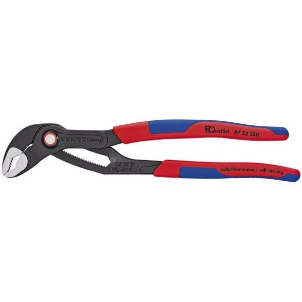 Knipex Cobra Series 10 in. QuickSet Water Pump Pliers with Multi-Component Comfort Grip