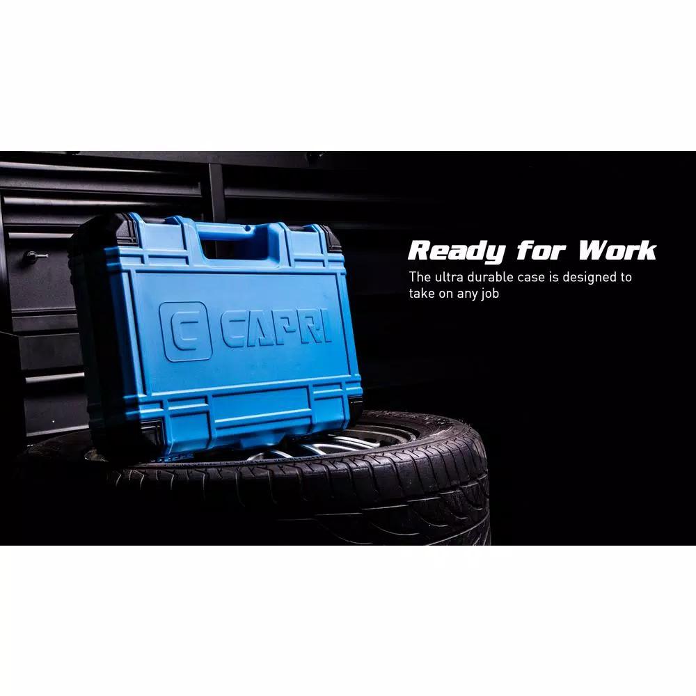 Capri Tools 48-Piece 3/8 in. Drive SAE/Metric Master Impact Socket Set with Adapters and Extensions