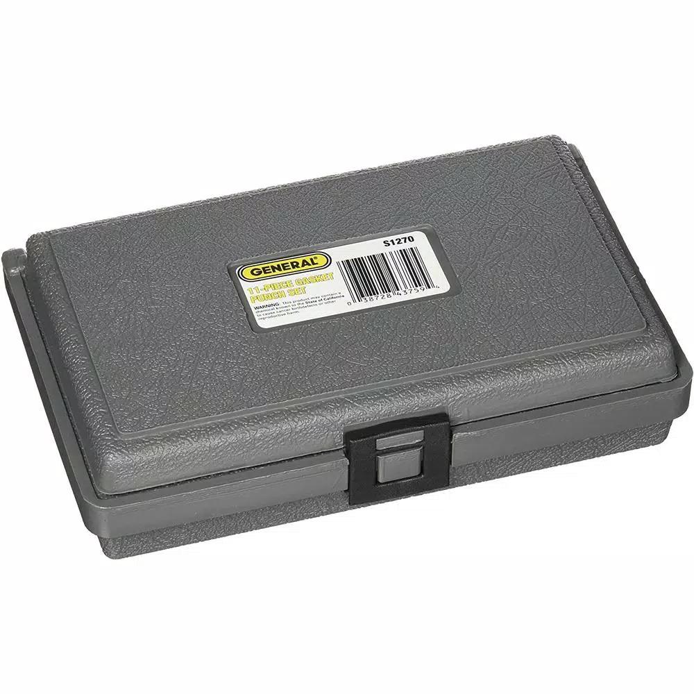 General Tools 10-Piece Gasket Punch Set with Steel Driving Mandrel