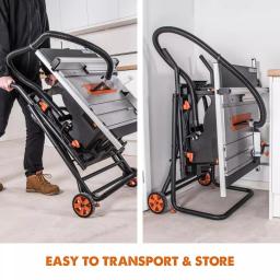 Evolution Power Tools RAGE5-S 15 Amp 10 in. Multi-Material Table Saw with Folding Stand thumbnail 12