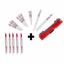 Milwaukee 15-Piece Reciprocating Saw Blade Set with AX Blades for Wood and Metal thumbnail 1