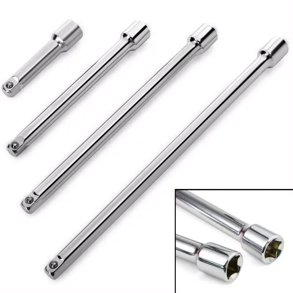 Stark 4-Piece 3/8 in. Drive Impact Extension Bar Set, Chrome Vanadium Steel