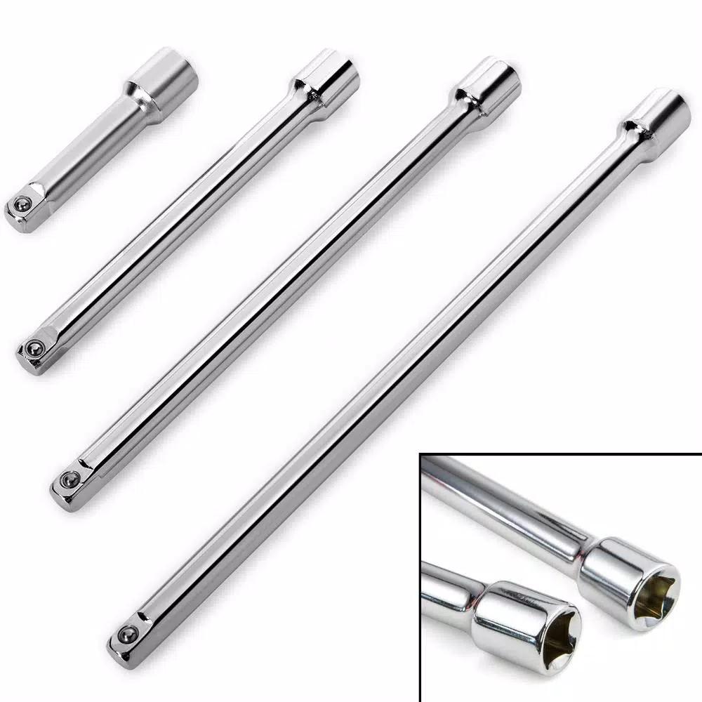 Stark 4-Piece 3/8 in. Drive Impact Extension Bar Set, Chrome Vanadium Steel